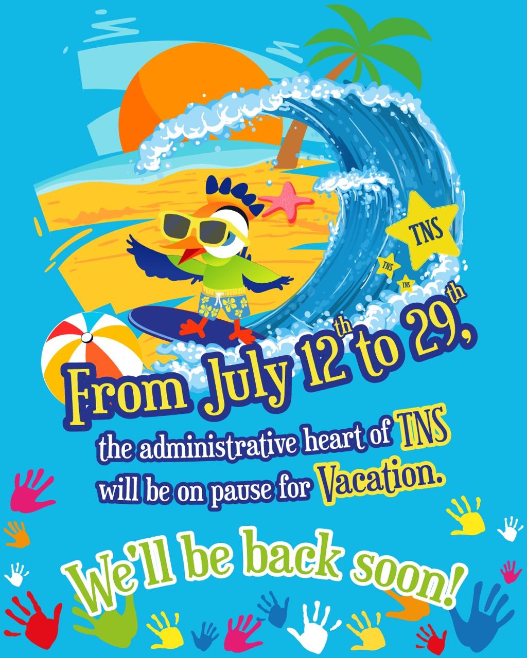 Pop-up de vacaciones